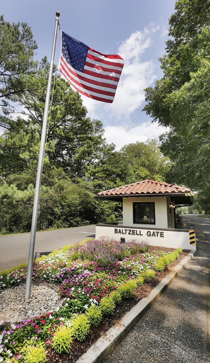 Baltzell Gate Plaque